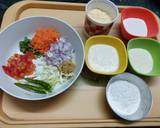 Besan,Rice Flour and Vegetable Cheela recipe step 1 photo