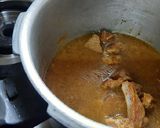A picture of step 3 of Chettinad masala mutton curry.