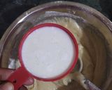 A picture of step 3 of Eggless Chocolate Cake.