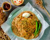 A picture of step 6 of Mooli Ke Parathe.