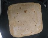 A picture of step 6 of Atta Square Chapo# ThemeChallenge #Coconut Chapati Contest.