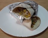 Pas rețetă Tortillas cu somon și orez 9 fotografie