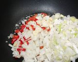 A picture of step 6 of Sweet potato leek curry.