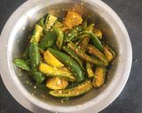 A picture of step 4 of Green Chillies Pickle.