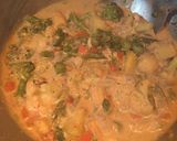 A picture of step 9 of Mix Veg in White Sauce.
