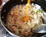 A picture of step 7 of Schezwan matar paneer corn masala.