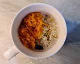 A picture of step 2 of Carrot mug cake.