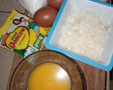 Foto langkah ke 1 dari resep Bolu Keju Susu Panggang 2 Telur 🧀🥛🥚.