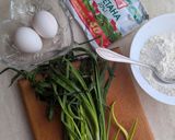 Фото кроку 1 до Вафлі із зеленою цибулею.