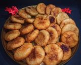 A picture of step 12 of Kakara pitha.