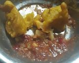 A picture of step 6 of Viazi karai with Chilli-Ukwaju Sauce.