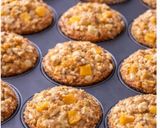 A picture of step 3 of Mango Macadamia Muffins.