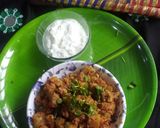 A picture of step 8 of Suran potato sukhi bhaji.