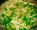 Hình bước làm 5 của món Su su xào trứng