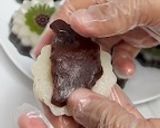 Foto langkah ke 10 dari resep Lapis Beras Pandan Coklat.
