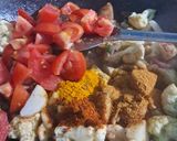 A picture of step 2 of # Dec week2 Aloo govi ki subji.