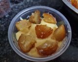A picture of step 4 of Gulab jamun Trifle.