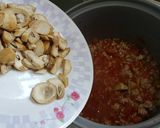 รูปขั้นตอนการทำที่ 4 ของ สปาเกตตี้ไก่สับในหม้อหุงข้าว