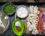A picture of step 4 of Veg biryani.