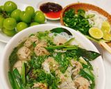 Hình bước làm 3 của món Bún bò viên