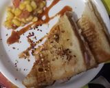 A picture of step 6 of Cheesy corn sandwich.