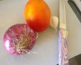 A picture of step 4 of Green mung dal.