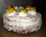 Foto del paso 6 de la receta: Torta de dulce de leche, crema y duraznos