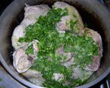 Foto del paso 4 de la receta: Pollo al ajillo y vino tinto
