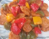 Foto langkah ke 6 dari resep Tahu Asam Manis Paprika (week51).
