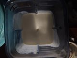 Panna cotta de coco Coulis de piña