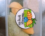 A picture of step 7 of Mango Sticky Rice (Pandan-Infused Sticky Rice).