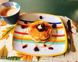 Φωτογραφία βήματος 7 της συνταγής Fluffy American pancakes - με σάλτσα από άγρια μούρα