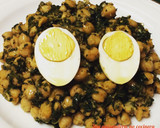 Foto del paso 9 de la receta: Garbanzos con espinacas y huevo duro