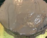 A picture of step 4 of Chocolate brownie cake with tea ☕️.