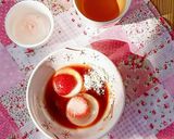Hình bước làm 8 của món Mochi nước anh đào - Sakura Mizumochi