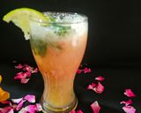 A picture of step 4 of Sweet lime plum mojito.