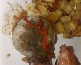 Foto del paso 5 de la receta: Pollo al horno con costillas y arroz