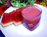 A picture of step 4 of Watermelon drink.