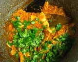 A picture of step 9 of Keema Pasta Curry.