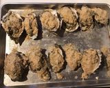 A picture of step 1 of California Farm Oysters Rockefeller.