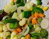 A picture of step 2 of Spinach Pulao.