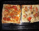मिनी ब्रेड पिज़्ज़ा (mini bread pizza recipe in Hindi) रेसिपी चरण 2 फोटो