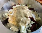 Une image de l'étape 6 de Salade de betteraves et tomates au saumon fumé.