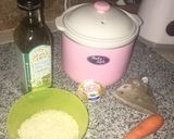 Foto langkah ke 1 dari resep Bubur Putih Wortel (Menu MPASI).