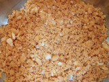Vasito de tarta de queso naranja