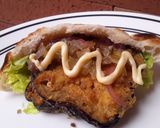 Foto del paso 5 de la receta: Sándwich🥪 de berenjenas🍆 empanizadas en pan turco🍞