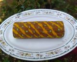 Foto langkah ke 9 dari resep Batik roll cake kukus.