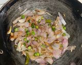 A picture of step 2 of Baigan Bharta (Rajasthani style).