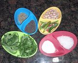 A picture of step 1 of Curd Rice.