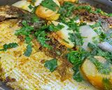 A picture of step 4 of Masala fish fry.